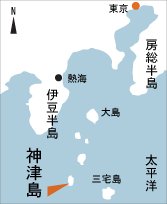 日本の島再発見_東京都_伊豆諸島_神津島_地図