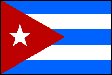 キューバ共和国　国旗