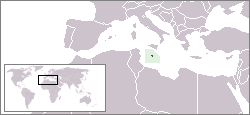 マルタ共和国の位置