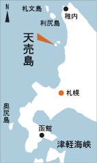 日本の島再発見_北海道_天売島_地図