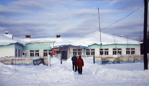 ロシア　サハリン島（樺太）　雪国