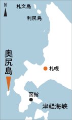日本の島再発見_北海道_奥尻島_地図