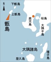 日本の島再発見_鹿児島県_甑島_地図