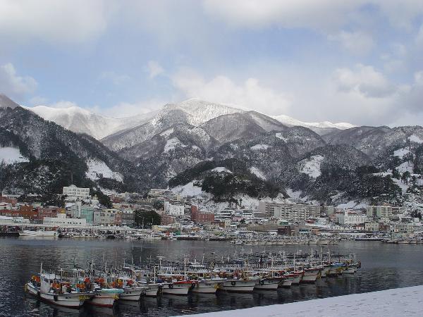 地球の島めぐり_韓国_鬱陵島_冬のチョドン港