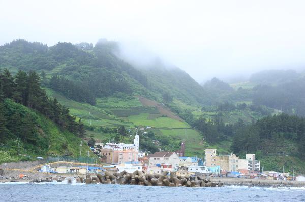 地球の島めぐり_韓国_鬱陵島_沙洞の街