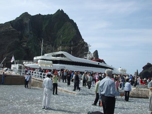 地球の島めぐり_韓国_鬱陵島_滞在時間30分