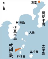 日本の島再発見_東京都_伊豆諸島_式根島_地図