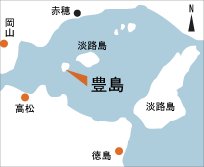 日本の島再発見_香川県_直島諸島_豊島_地図