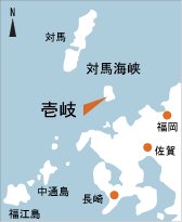 日本の島再発見_長崎県_壱岐島_地図